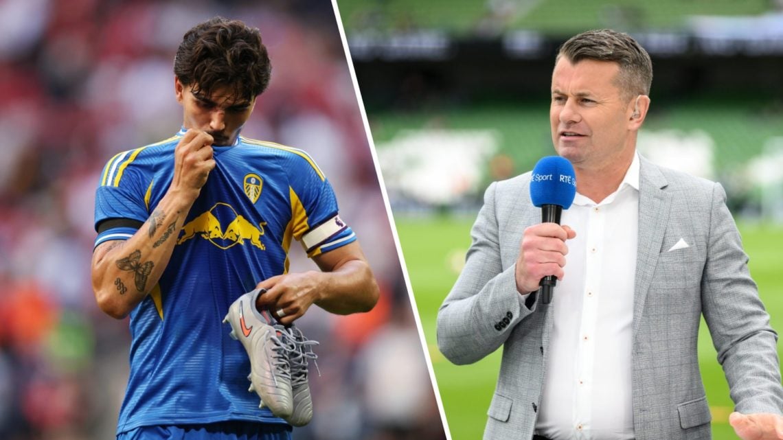Leeds United defender Pascal Struijk (left) and pundit Shay Given (right)