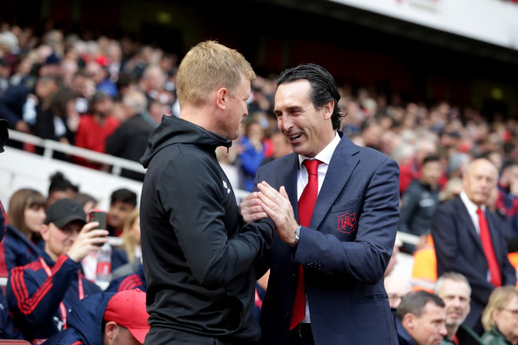 Eddie Howe and Unai Emery.