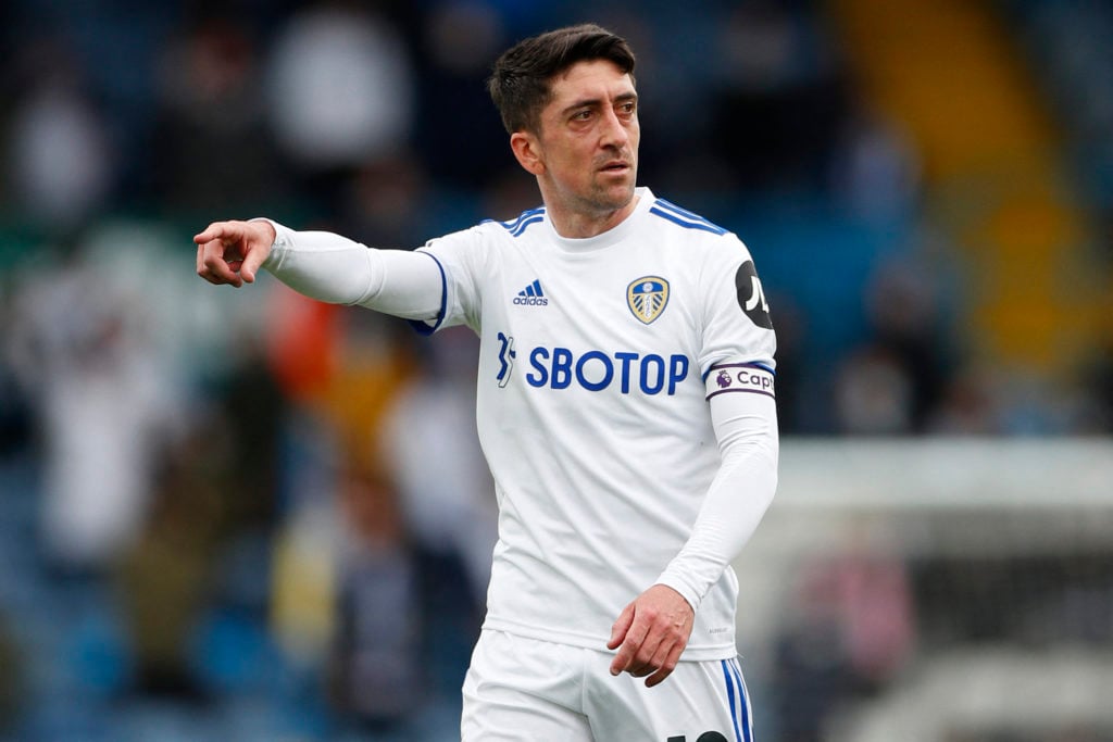 Pablo Hernandez captaining Leeds United