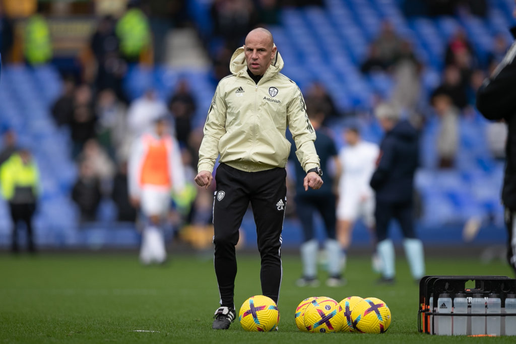 Colorado manager Chris Armas during his time as Leeds assistant.
