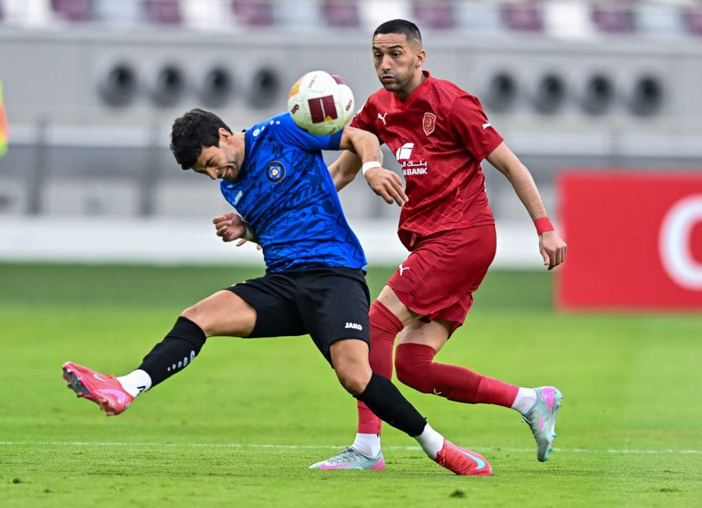 Hakim Ziyech in action for Al Duhail.