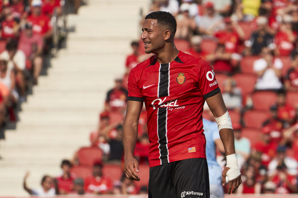 Mateo Joseph in action for Mallorca.