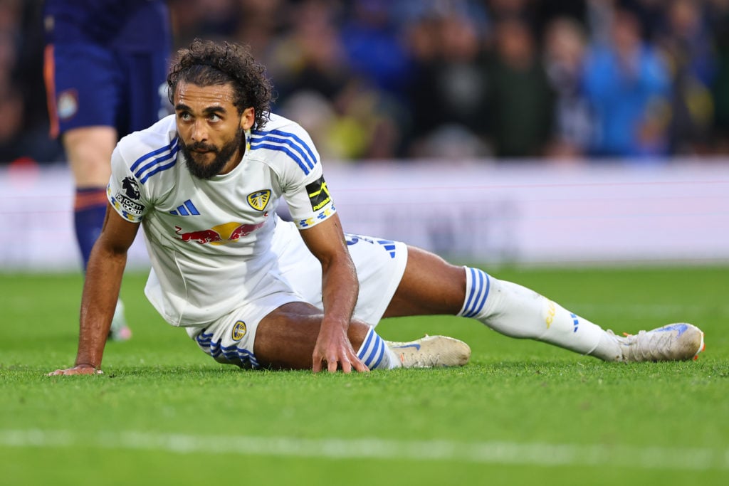 Dominic Calvert-Lewin in action for Leeds.