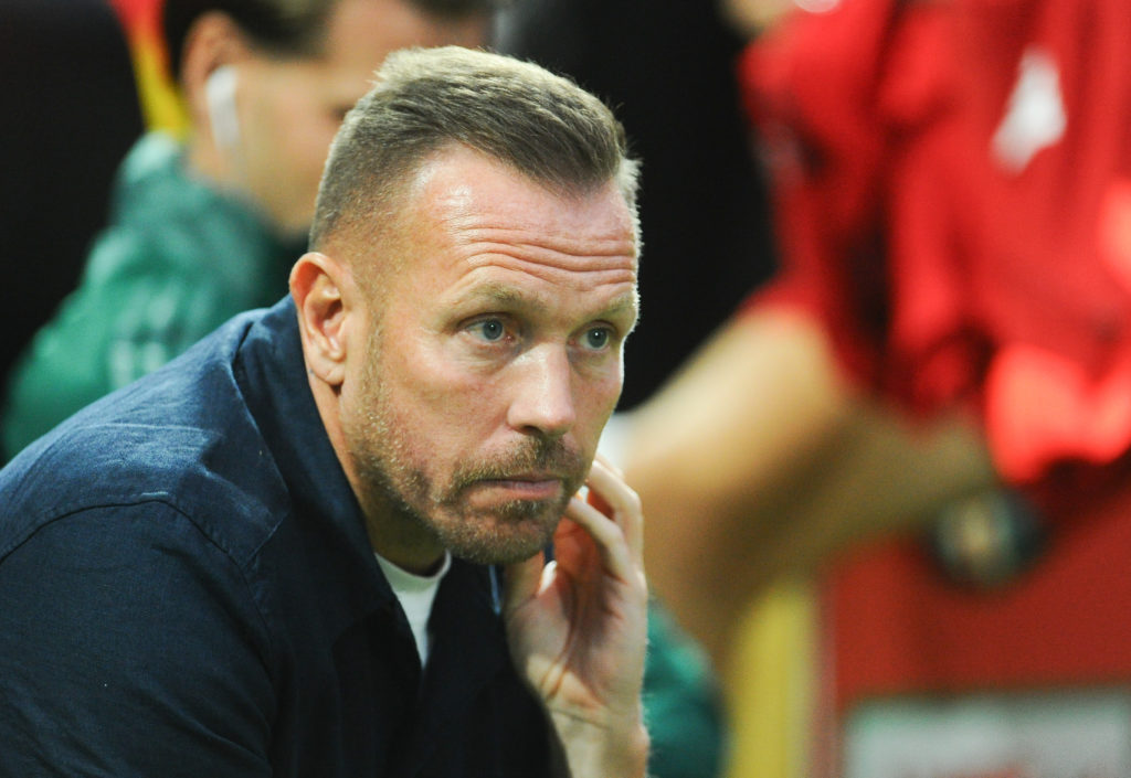 Craig Bellamy during Canada's win over Wales.