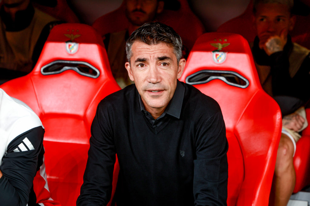 Bruno Lage before being sacked by Benfica.