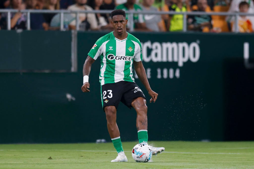 Junior Firpo in action for Betis.