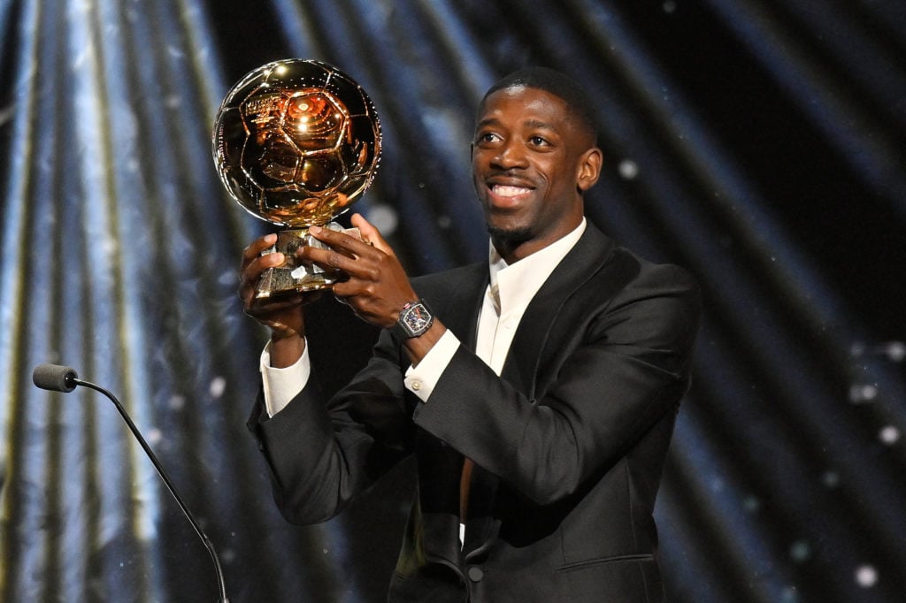 Ousmane Dembele wins the 2025 Ballon d'Or.