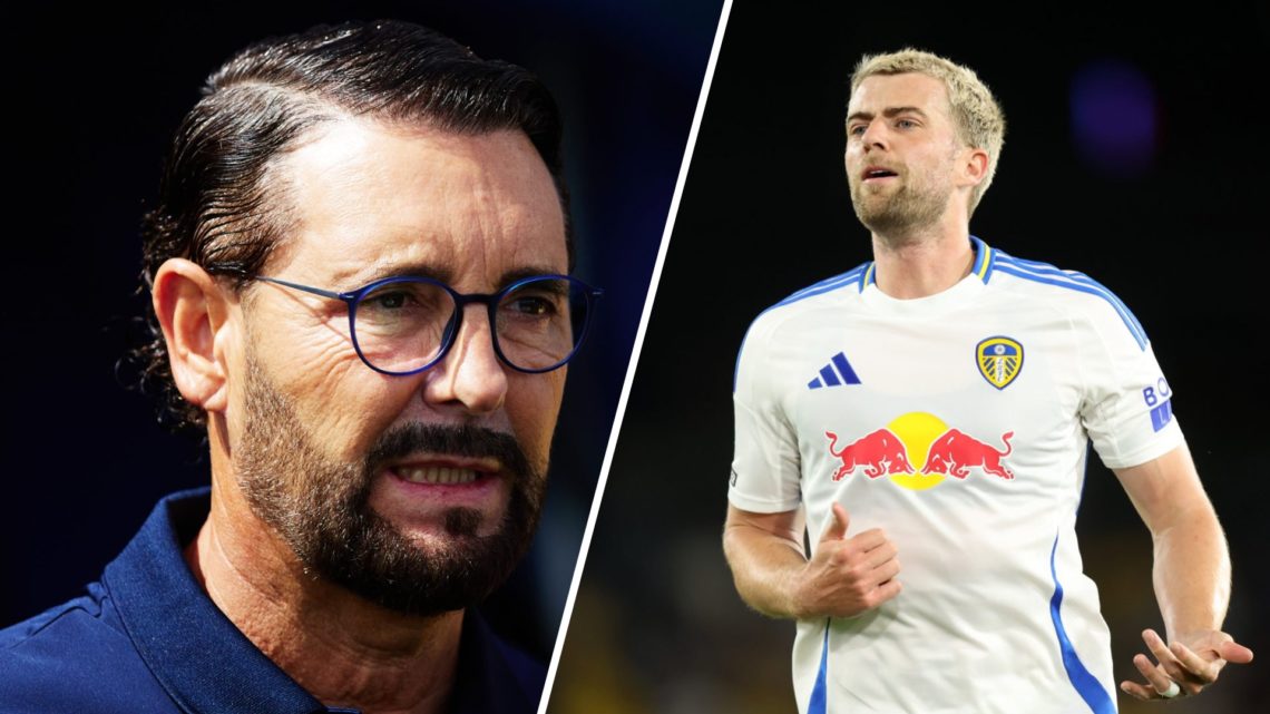 Split image of Getafe manager Jose Bordalas and former Leeds United man Patrick Bamford