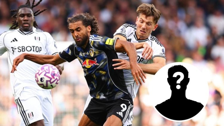 Dominic Calvert-Lewin in action for Leeds against Fulham.