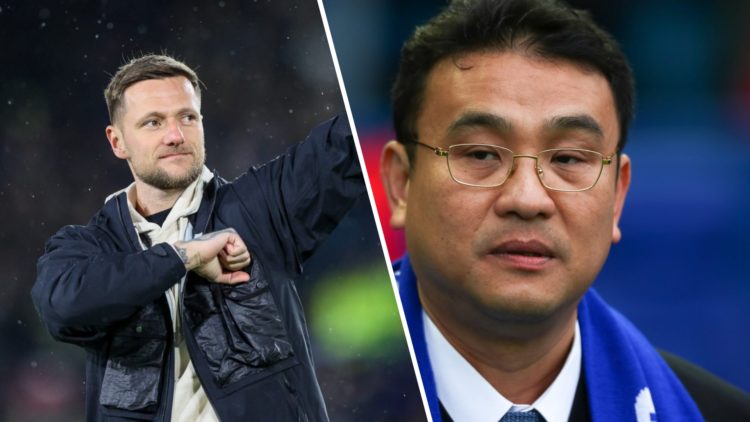 Leeds hero Liam Cooper and Sheffield Wednesday owner Dejphon Chansiri.