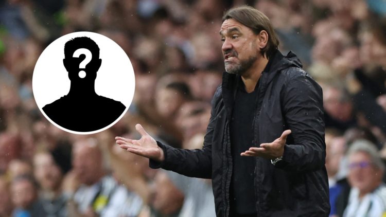 Daniel Farke during a Leeds United match this season.