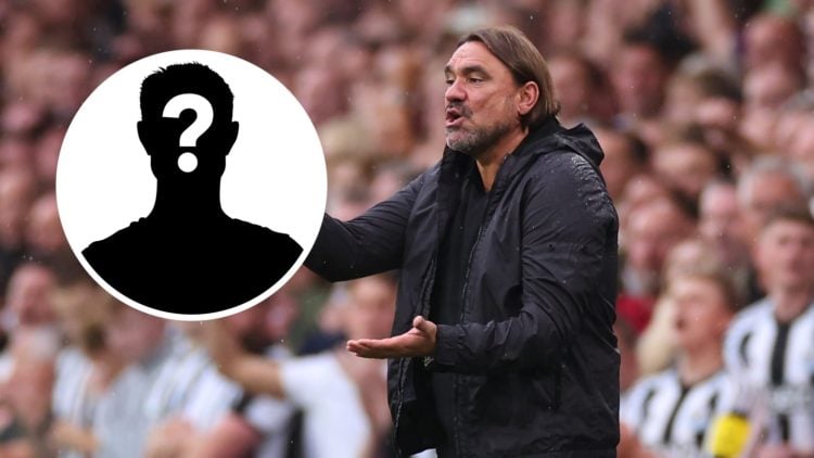 Daniel Farke during a Leeds game.