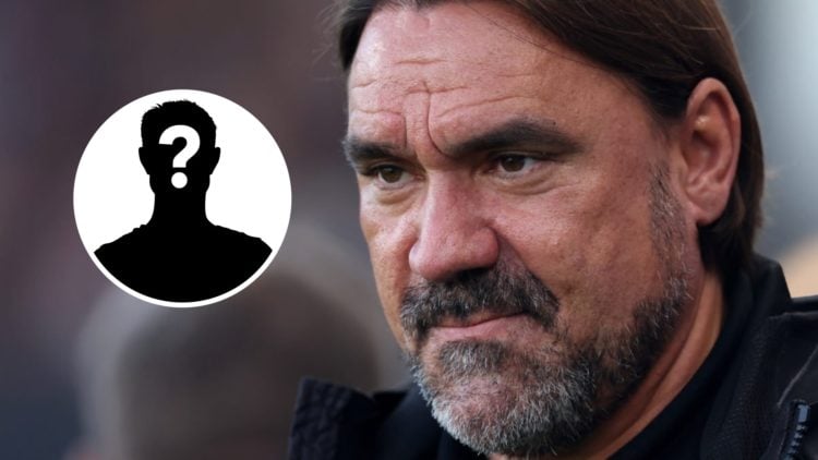 Daniel Farke watches on as Leeds lose to Fulham.