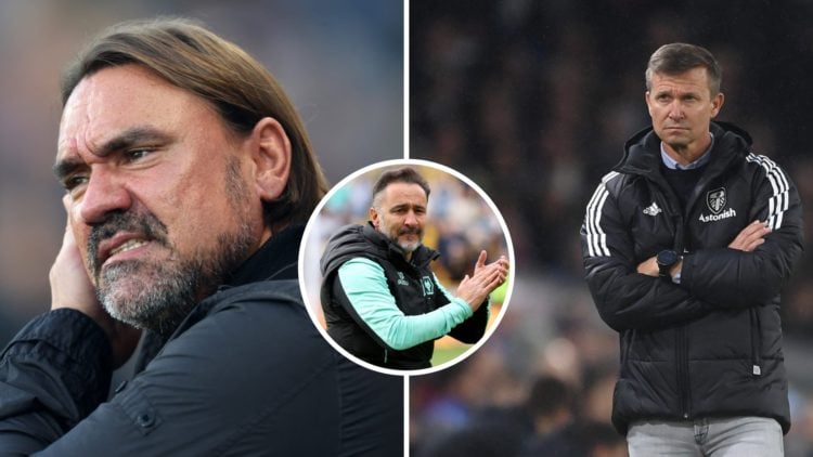 Daniel Farke, Jesse Marsch and Vitor Pereira.
