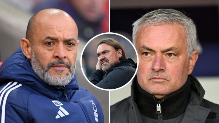 Nuno Espirito Santo and Jose Mourinho are available.
