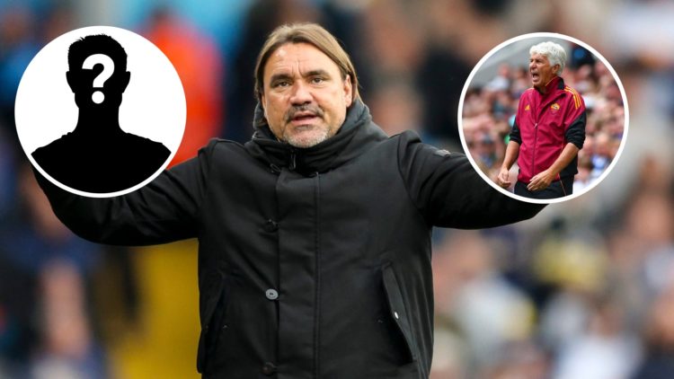 Gian Piero Gasperini and Daniel Farke in charge of Roma and Leeds.