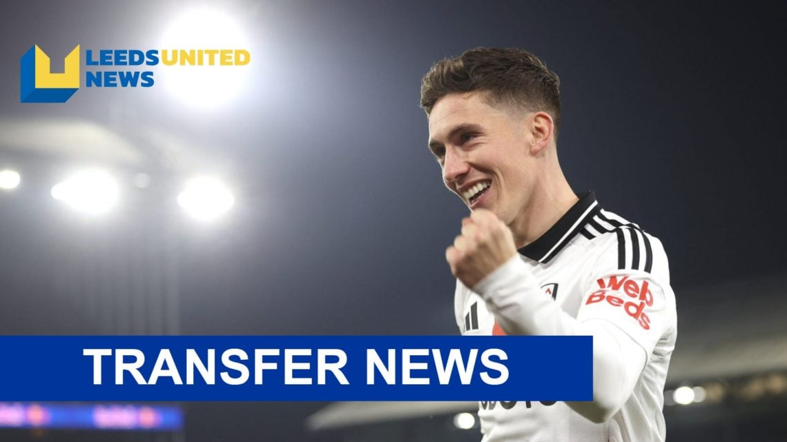 Fulham player Harry Wilson celebrates a goal.