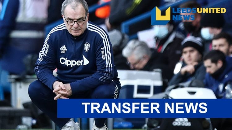 Leeds United manager Marcelo Bielsa on the touchline during a game.