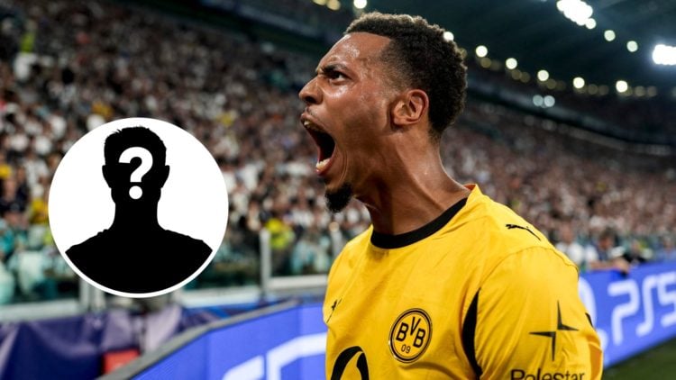 Felix Nmecha scores for Dortmund.