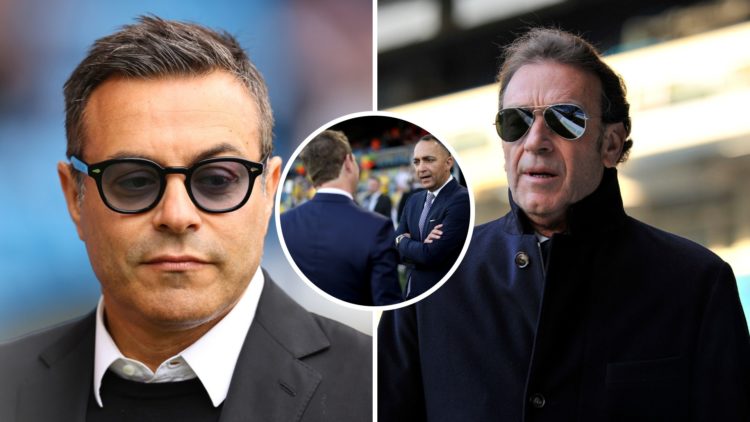 Andrea Radrizzani, Massimo Cellino and current Leeds chairman Paraag Marathe.