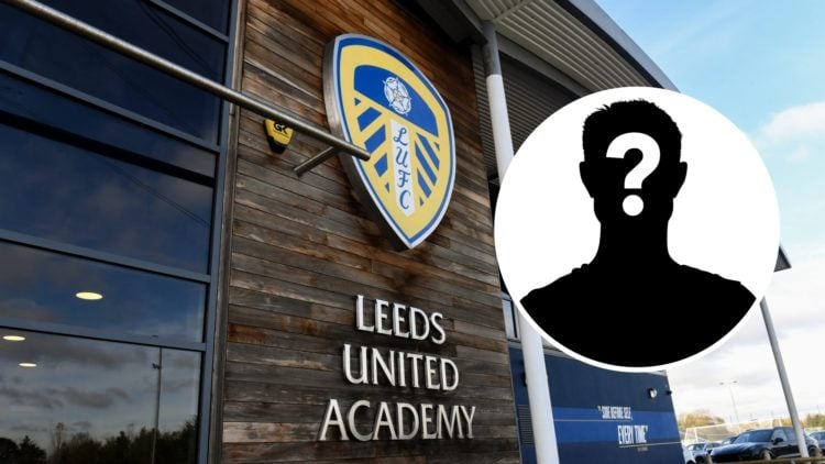 General view of Leeds United's Thorp Arch training ground with the mystery player overlay