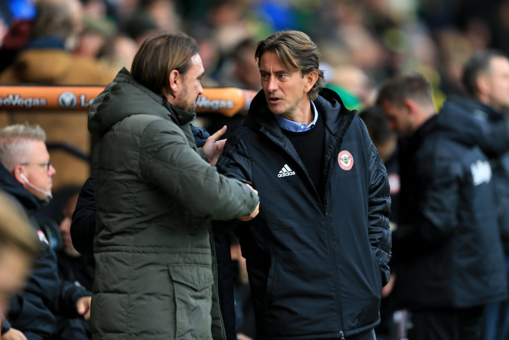 Daniel Farke and Thomas Frank.