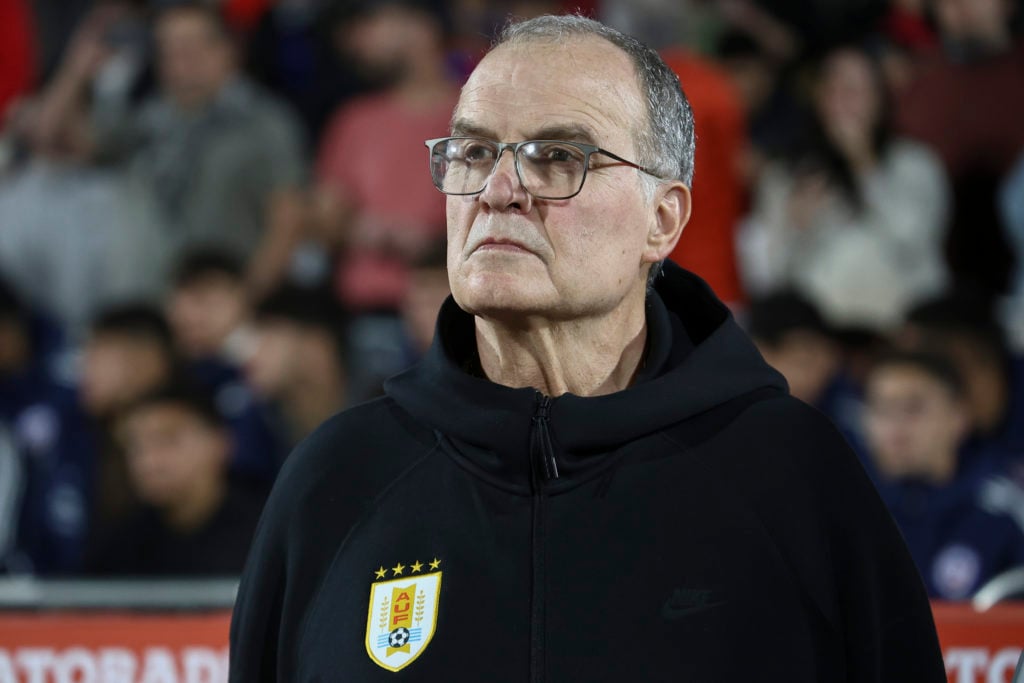 Uruguayan coach Marcelo Bielsa seen during a World Cup