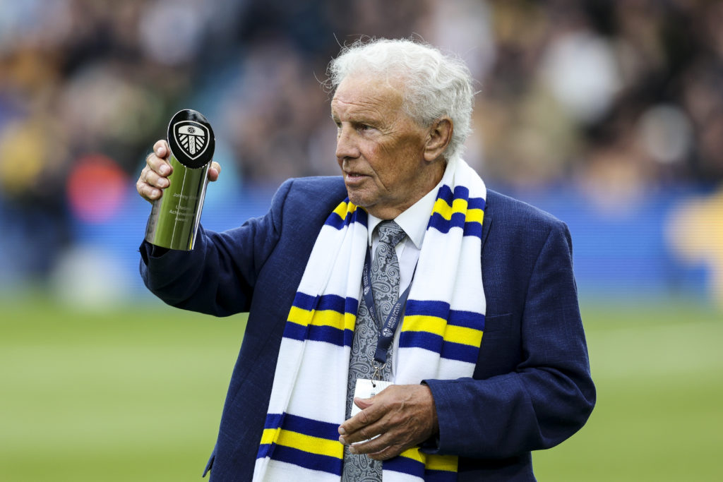 Leeds United legend Johnny Giles at Elland Road vs Bournemouth