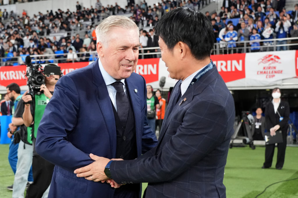 Carlo Ancelotti ahead of Brazil's friendly against Japan.