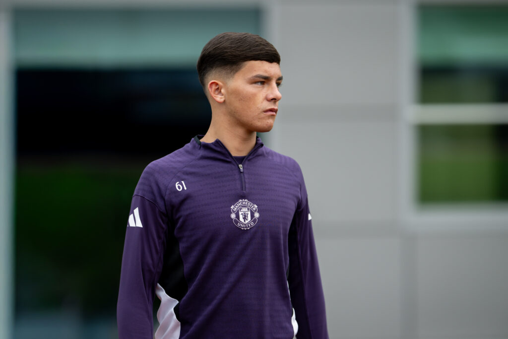 Manchester United talent Shea Lacey.