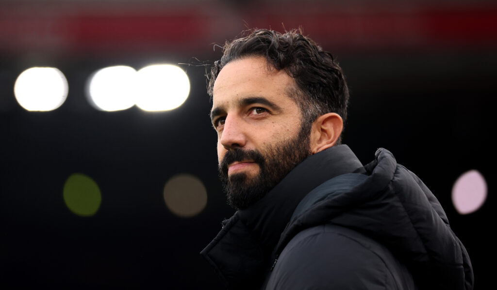 Man United manager Ruben Amorim.