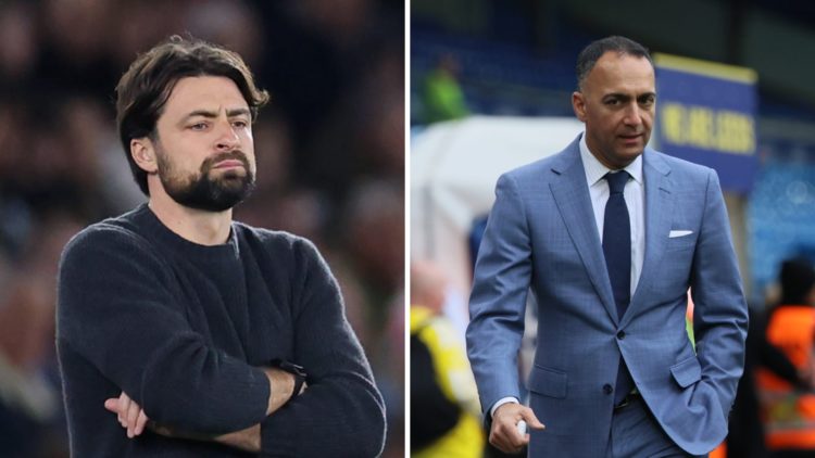 Split image of Former Rangers manager Russell Martin and 49ers chief Paraag Marathe