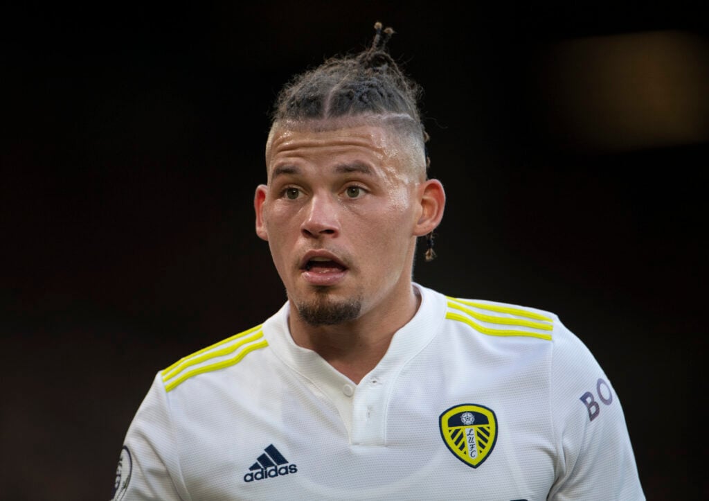 Kalvin Phillips in action for Leeds United vs Chelsea