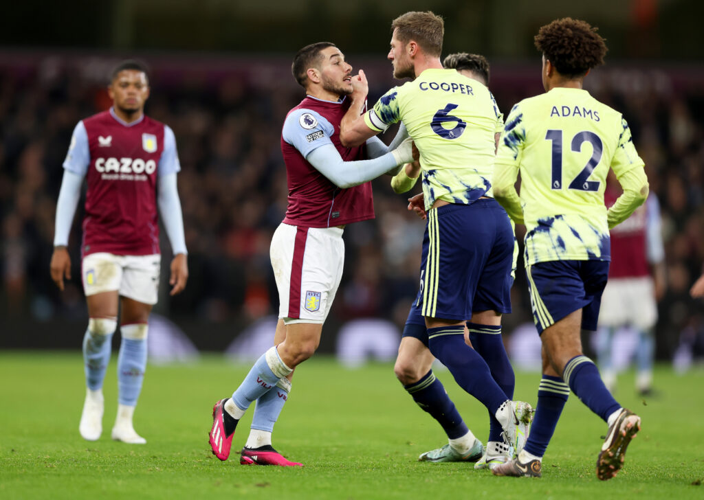 Liam Cooper during Aston Villa v Leeds United - Premier League