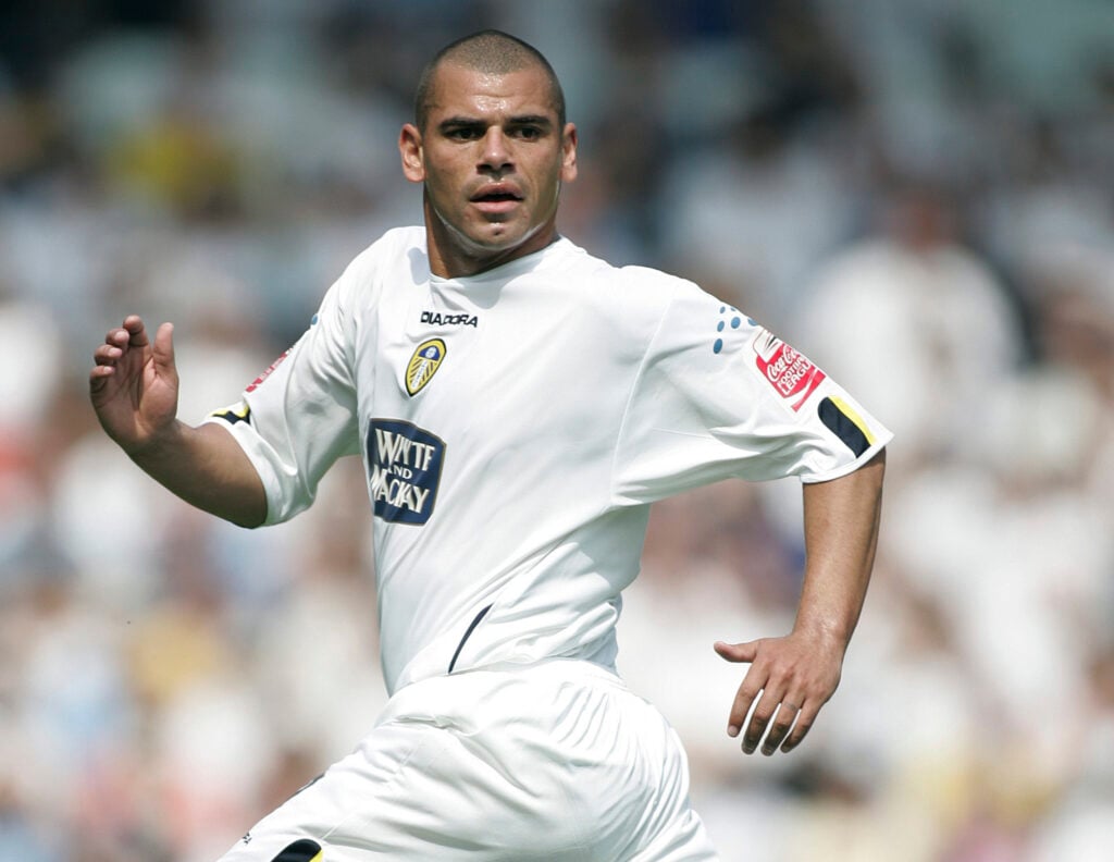 Jermaine Wright in action during Leeds United V Derby County, Championship