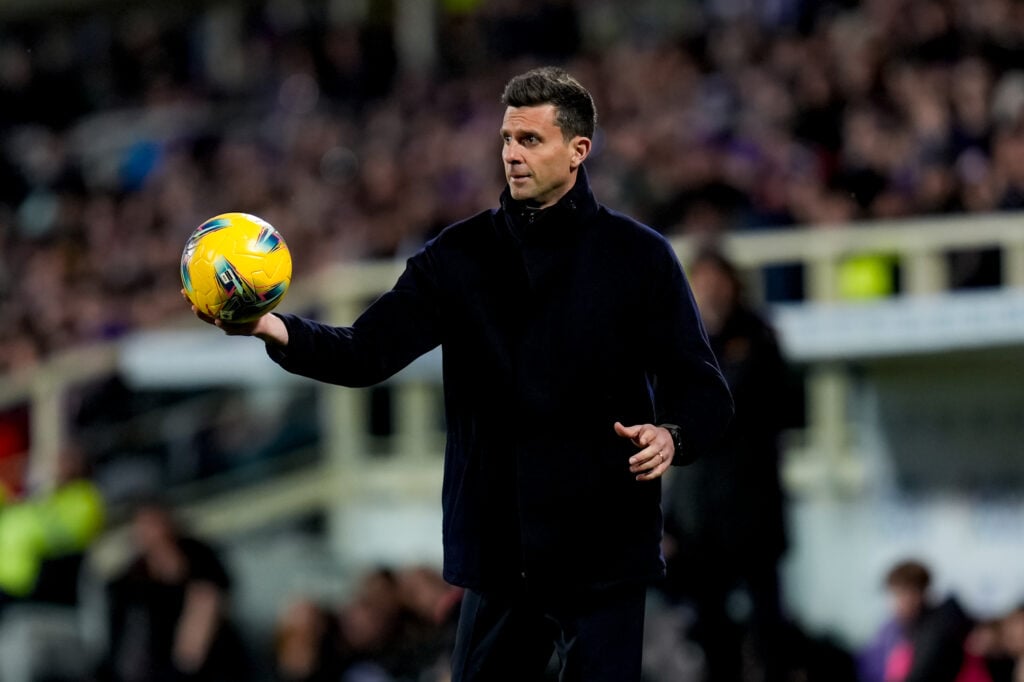 Thiago Motta while in charge at Juventus.