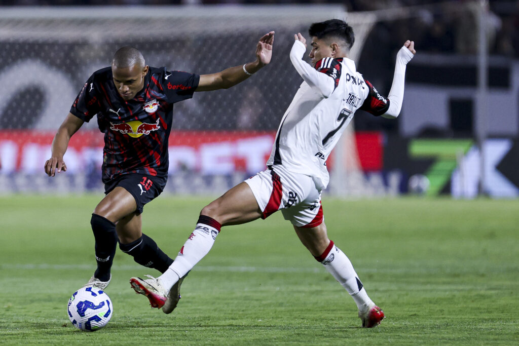 Jhon Jhon in action during Bragantino v Flamengo - Brasileirao 2025