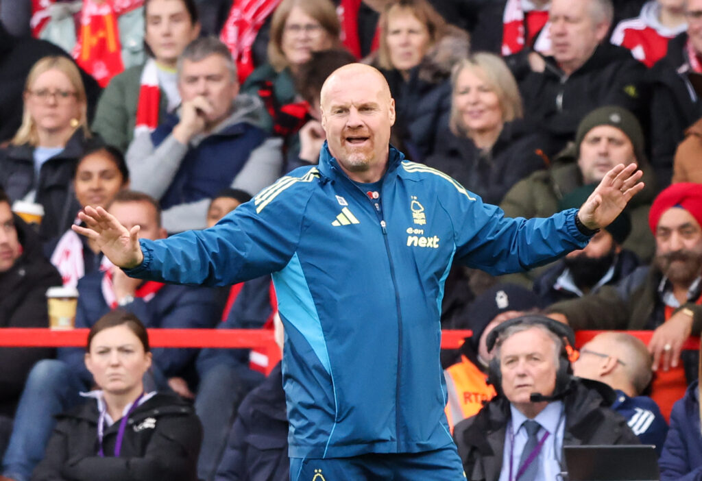 Sean Dyche during Nottingham Forest v Manchester United - Premier League