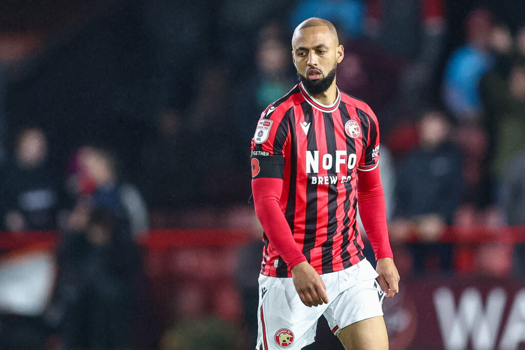 Kemar Roofe in action for Walsall