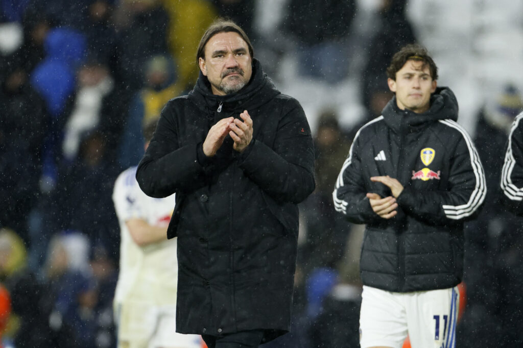 Daniel Farke after Leeds United v Aston Villa - Premier League
