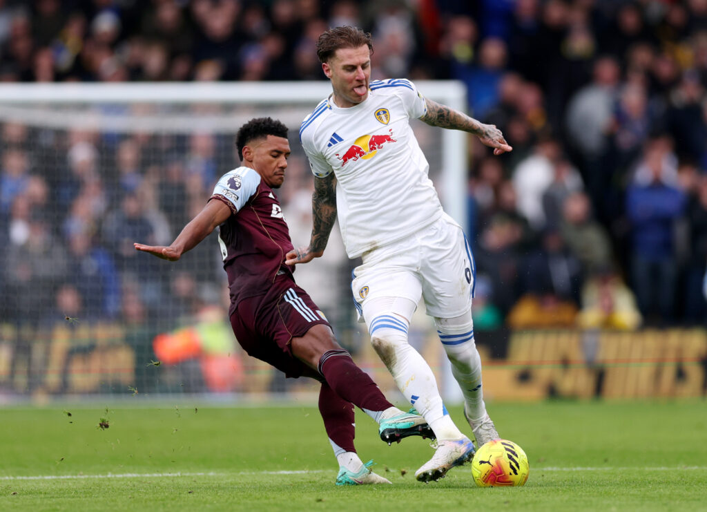 Joe Rodon v Villa.