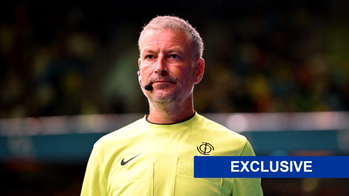 Former Premier League referee Mark Clattenburg with the exclusive label