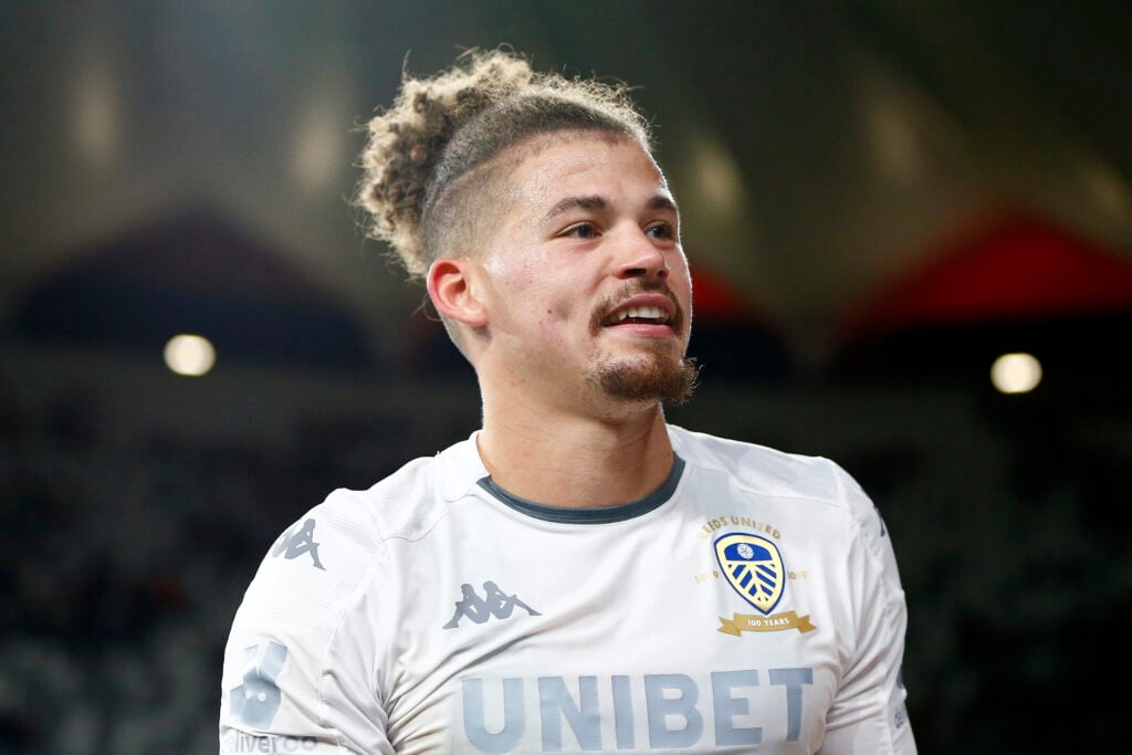Kalvin Phillips in action for Leeds United