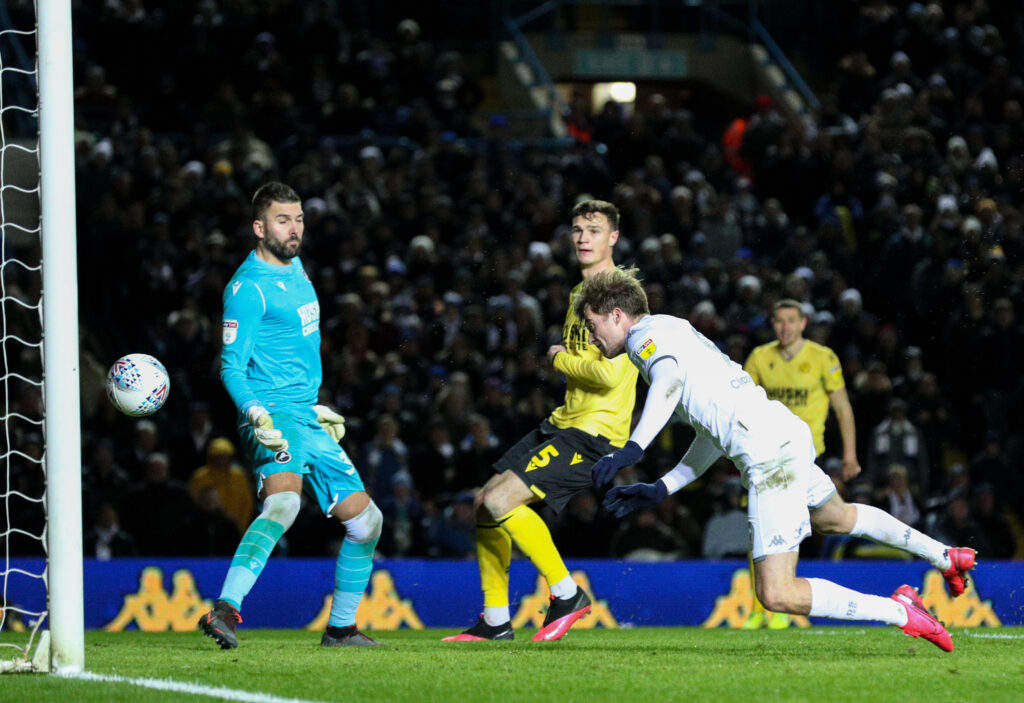 Patrick Bamford scores for Leeds United v Millwall