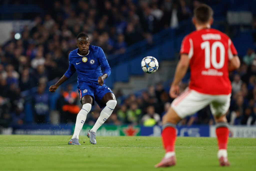 Trevor Chalobah in action for Chelsea.