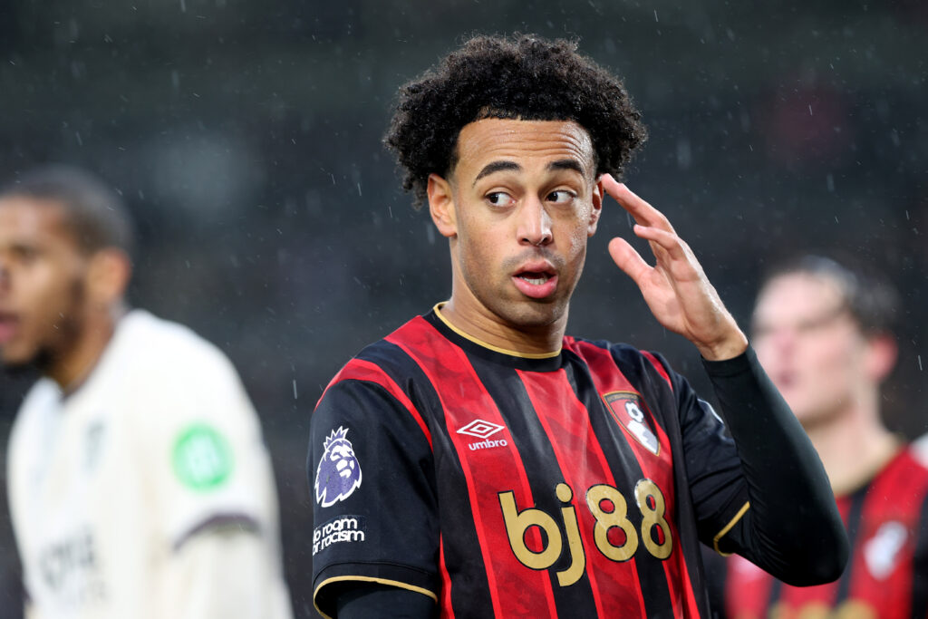 Tyler Adams in action for Bournemouth
