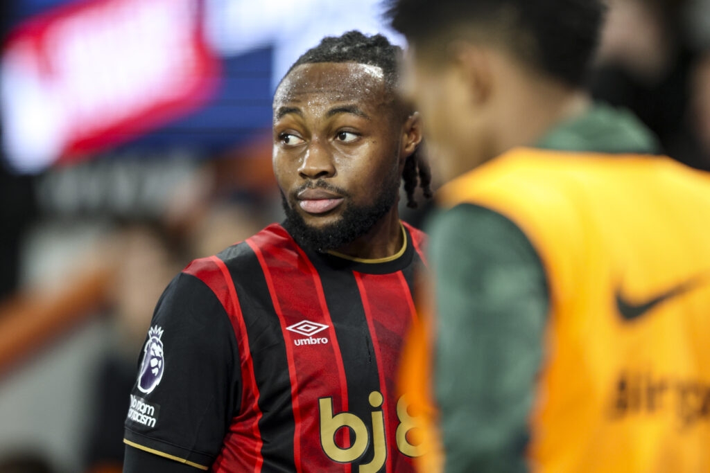 Antoine Semenyo in action for Bournemouth