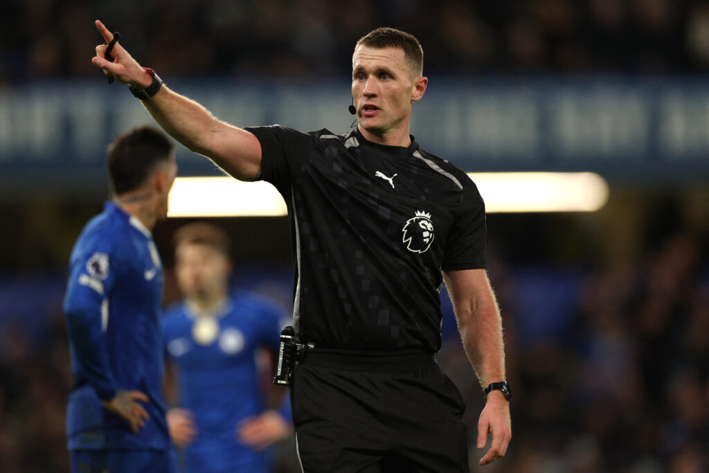 Referee Thomas Bramall