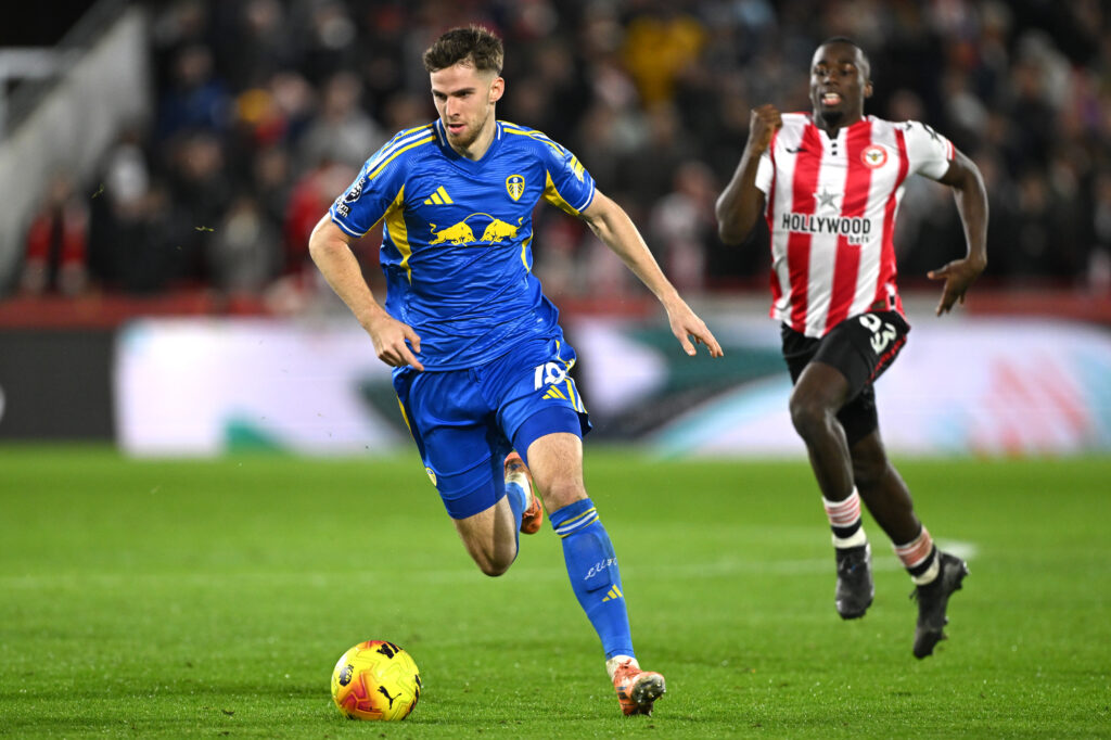 Anton Stach during Brentford v Leeds United - Premier League