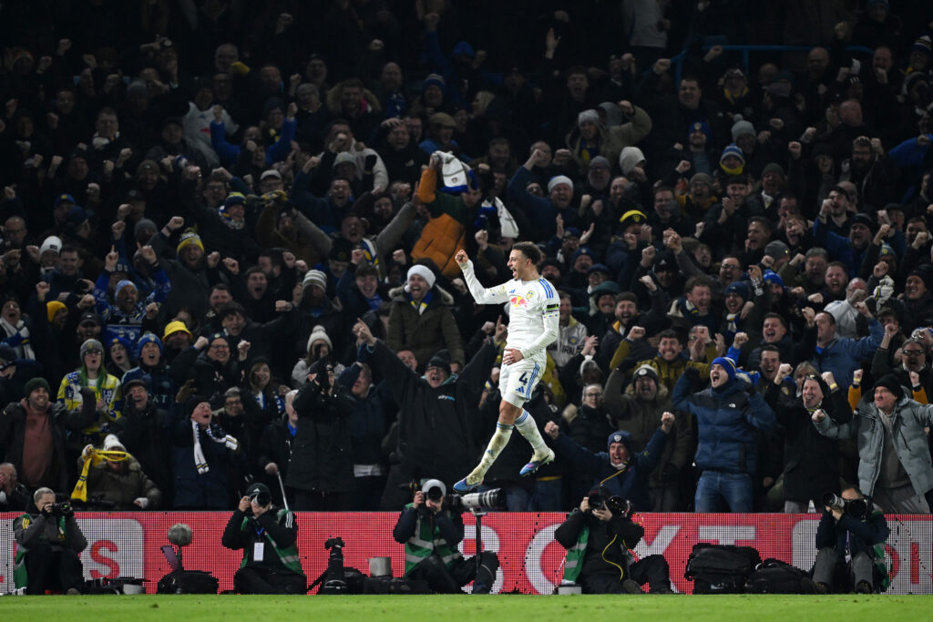 Ethan Ampadu during Leeds United v Crystal Palace - Premier League